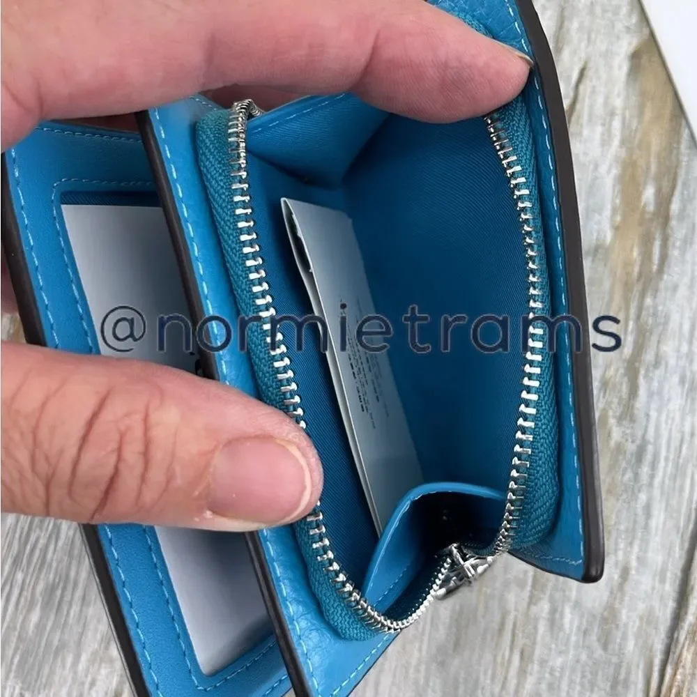 Coach X Peanuts Leather Snap Wallet With Linus Bag Purse - Picture 6 of 13